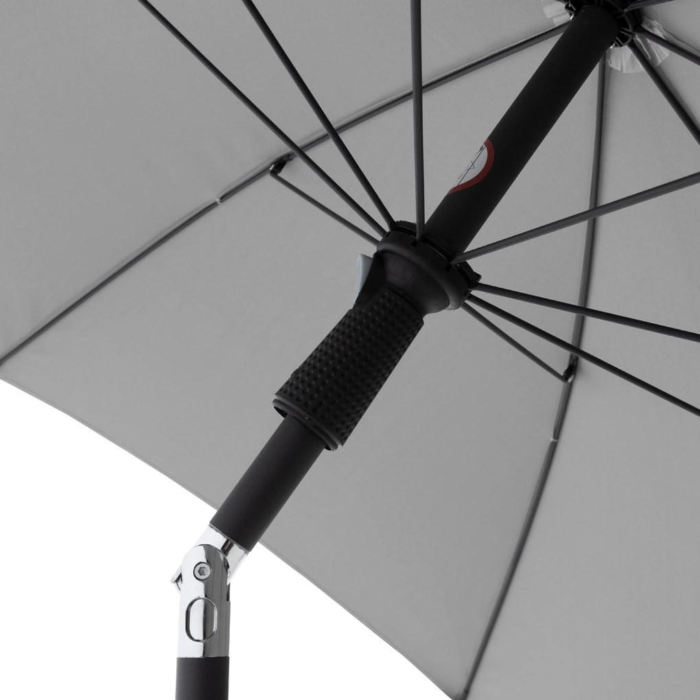 Doppler ACTIVE parasol ogrodowy 210 cm szary