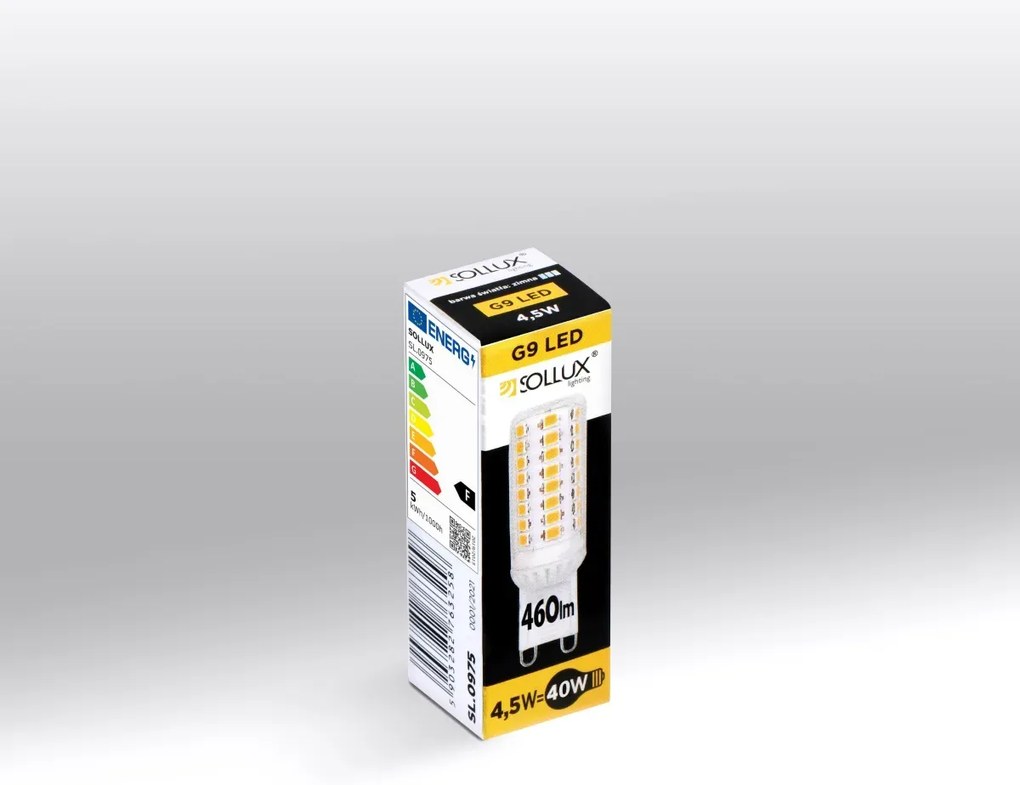 Żarówka LED G9 3000K 3W 316lm SOLLUX LIGHTING