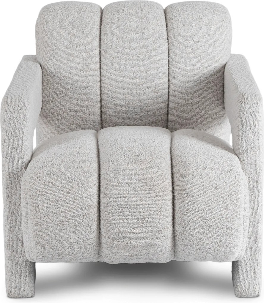 Fotel Wypoczynkowy do Salonu BENDER Szary Nowoczesny