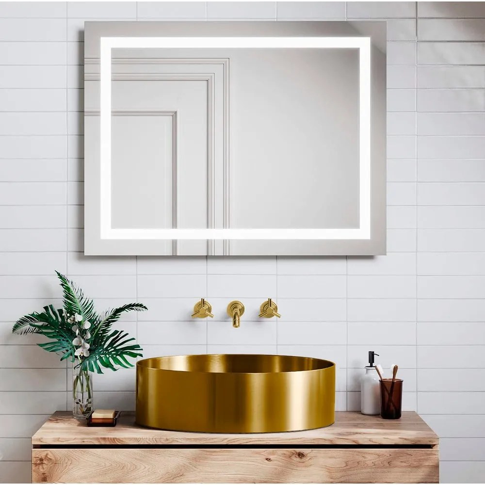 Okrągła umywalka ze stali nierdzewnej w kolorze złota ø 38 cm Aurum – Sapho