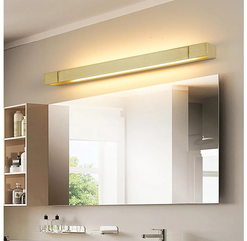 Brilagi-LED Oświetlenie łazienkowe do lustra AQUA LINE LED/18W/230V 60 cm IP44 złote
