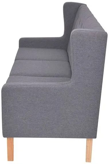 Trzyosobowa sofa Faselo 3G - szara