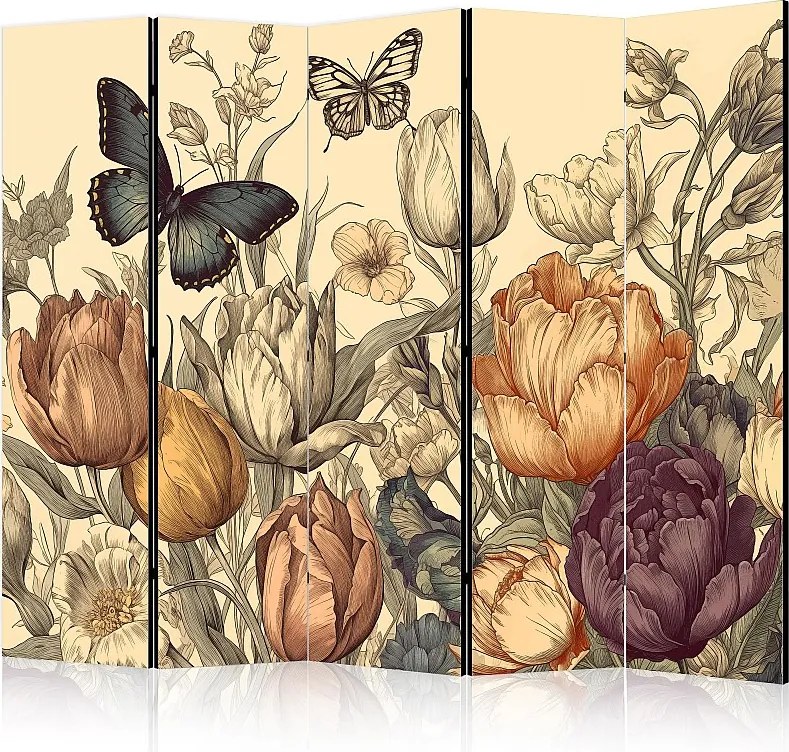 Parawan jednostronny Artgeist Kwiaty 225 x 172 cm 1 szt