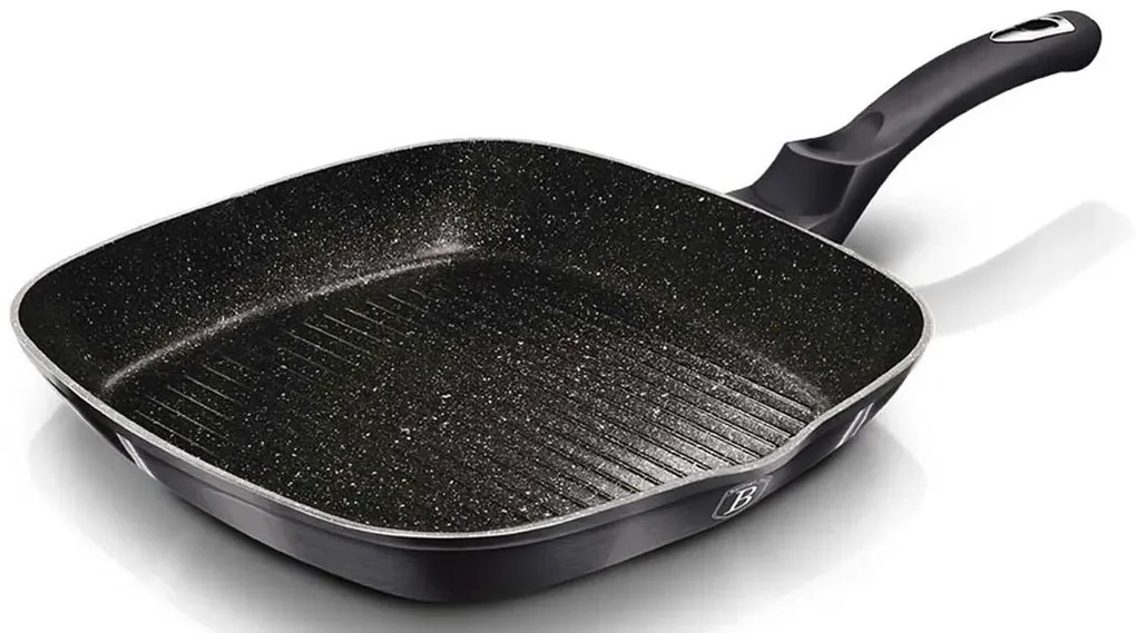 Aluminiowa patelnia grillowa z powłoką granitową - Oktiss 12X