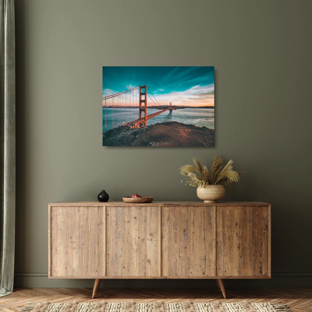 Obraz na szkle - Golden Gate, San Francisco (70x50 cm)