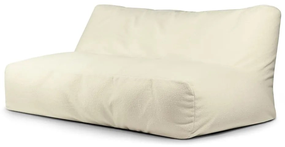 Kremowy worek do siedzenia z materiału bouclé Sofa Tube 190 – SLOWDOWN