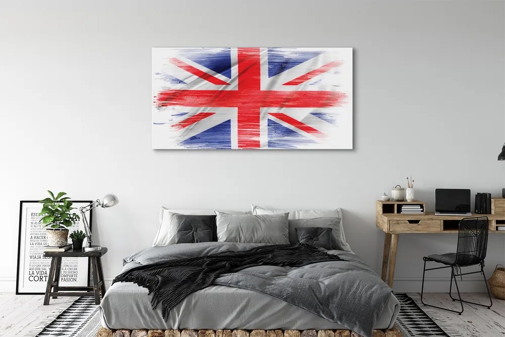 Obraz drukowany na płótnie Brytyjska Flaga Union Jack