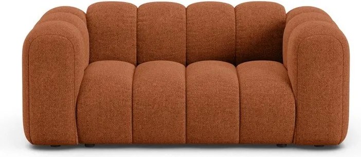 Ceglasta sofa z tkaniny szenilowej 170 cm Lupine – Micadoni