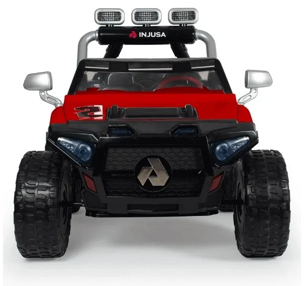 Injusa samochód na akumulator 24v monster dwuosobowy led