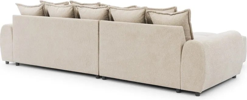 Beżowy narożnik (lewostronny/z szezlongiem) Albane – Ropez