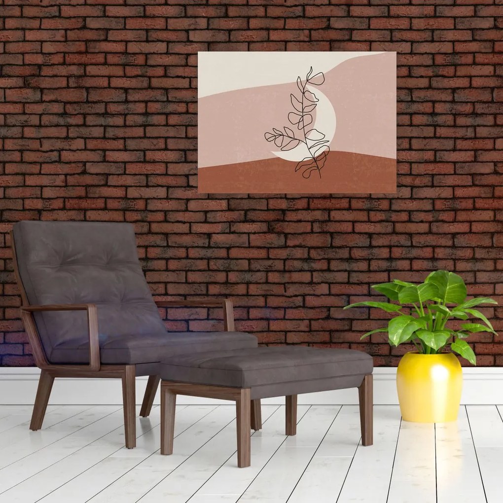 Obraz - Boho leaves N⁰2 (70x50 cm)