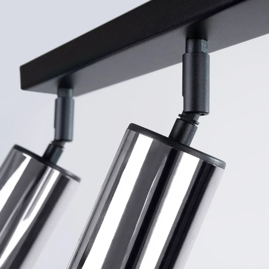Listwa oświetleniowa WINX 4L czarna/chrom SOLLUX  LIGHTING