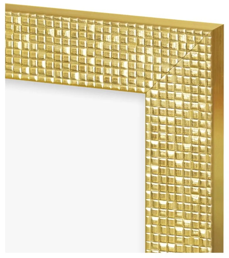 Plastikowa ramka w kolorze złota 23x29 cm