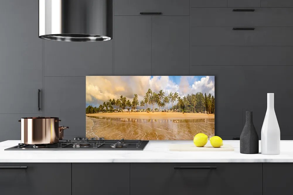 Panel Kuchenny Złocisty Brzeg Morza