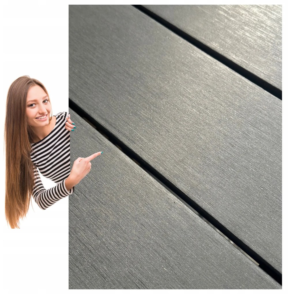 Zestaw mebli ogrodowych narożnik i stolik Tenerife 007, szary