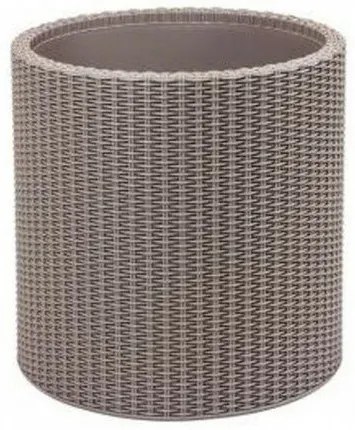 Keter Osłonka na doniczkę Cylinder Planter S szary, 7 l, 28 x 28 x 28,3 cm