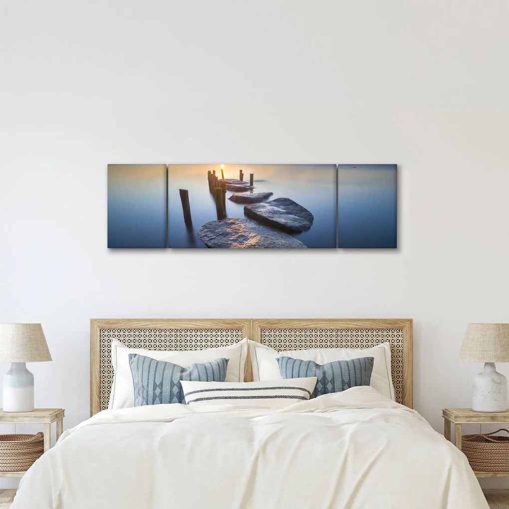 Obraz - Kamienne molo (170x50 cm)