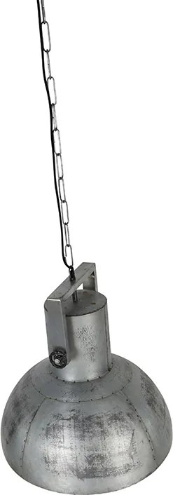 Industrialna lampa wisząca szara 40 cm - Samia Sabo