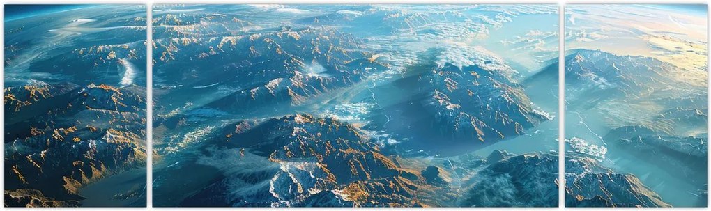 Obraz - Widok z kosmosu (170x50 cm)