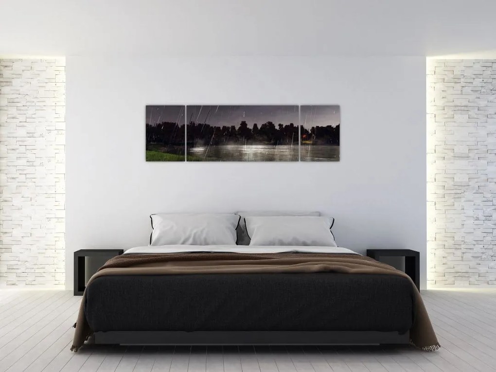 Obraz - Deszczowy wieczór (170x50 cm)