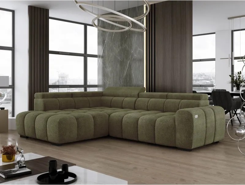 Narożnik BULL L Lewostronny z Elektryczną Regulacją EDEN 12 WERSAL