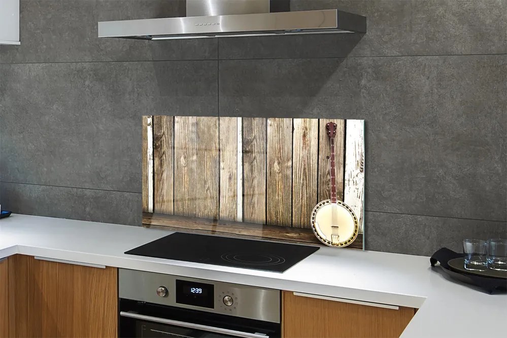 Szklany Panel Hawajskie Brzmienie Ukulele