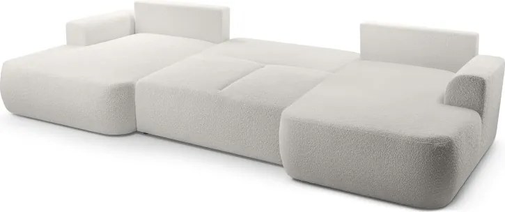 Narożnik VELO XL wolnostojący układ U z funkcją spania w tkaninie Coral 65 DomoHome