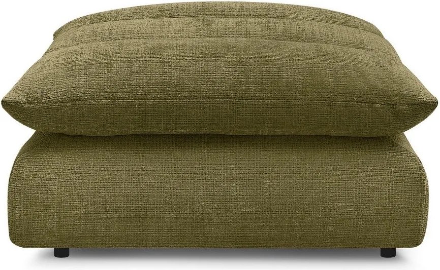 Zielony podnóżek z tkaniny szenilowej Neil – Bobochic Paris