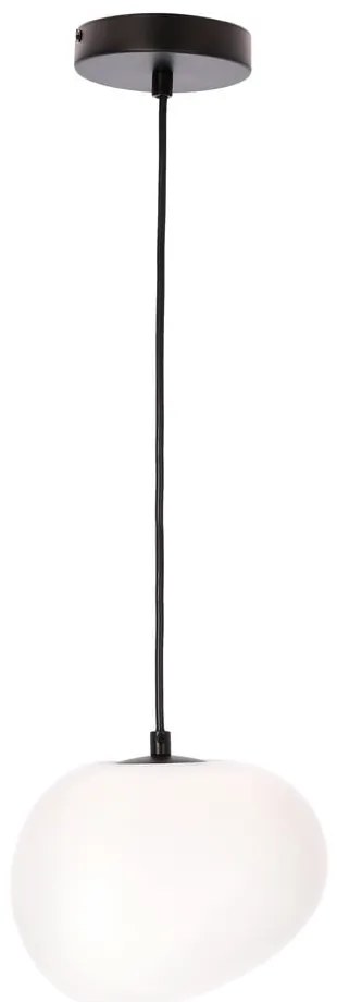 Czarno-biała lampa wisząca Stones – Candellux Lighting