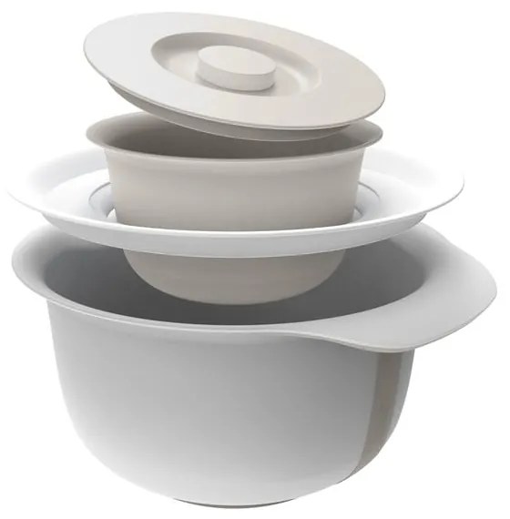 Białe misy zestaw 2 szt. ø 26 cm Fresh Baking – Rotho