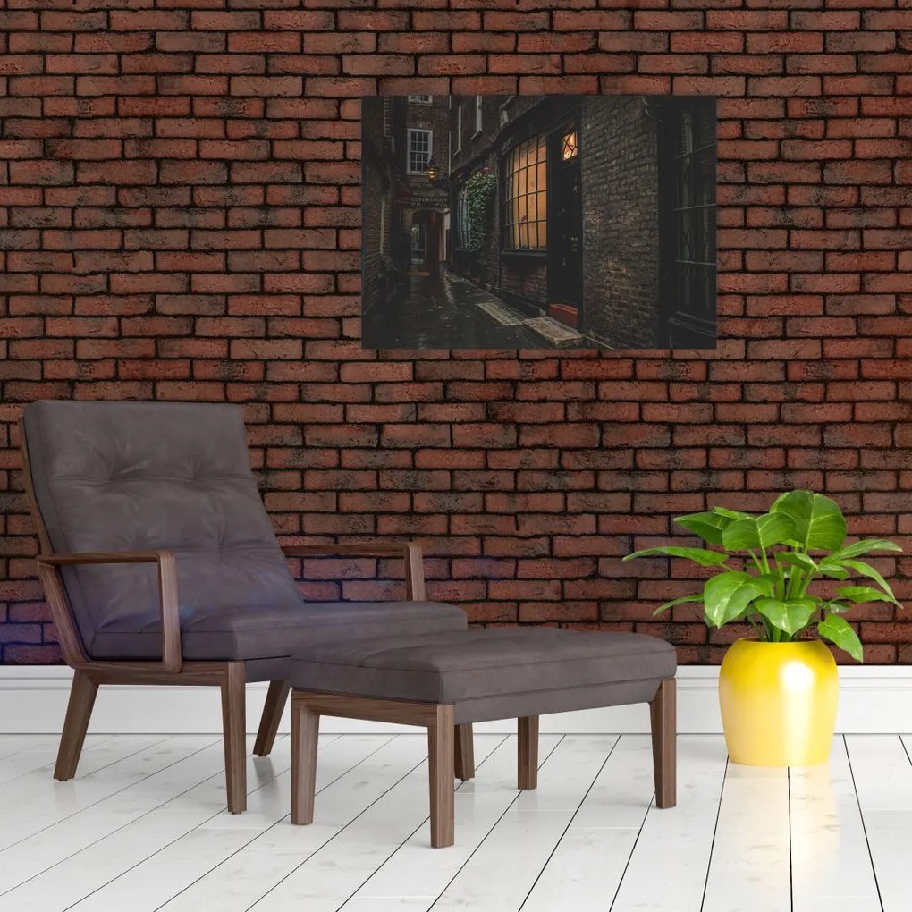 Obraz na szkle - Ulica w Londynie (70x50 cm)