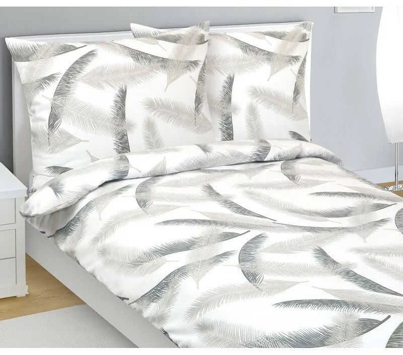 Bellatex Pościel flanelowa Piórko, 140 x 200 cm, 70 x 90 cm