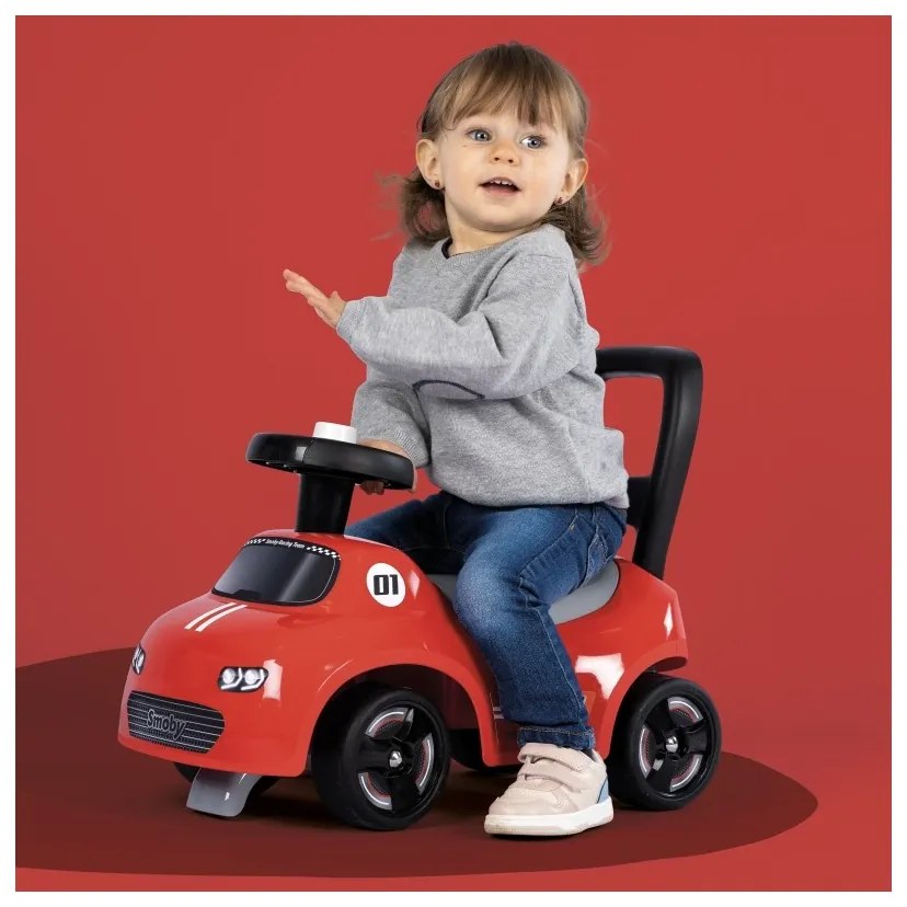 Smoby czerwony jeździk z klaksonem ride-on