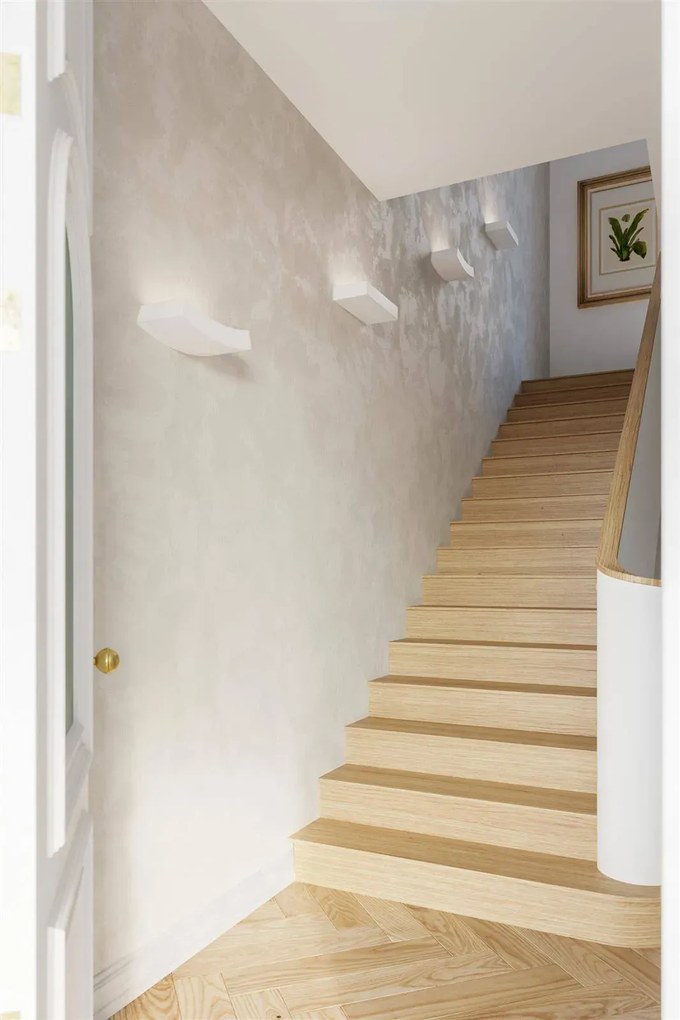 Kinkiet ceramiczny HATTOR biały SOLLUX  LIGHTING