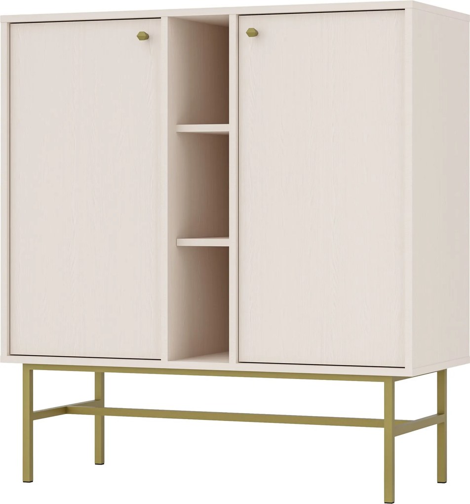 Komoda TORINO 100 cm do Salonu Sypialni Odcienie beżu