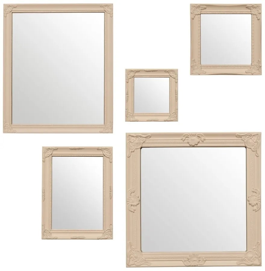Lustra ścienne zestaw 5 szt. 37x37 cm Baroque – Premier Housewares