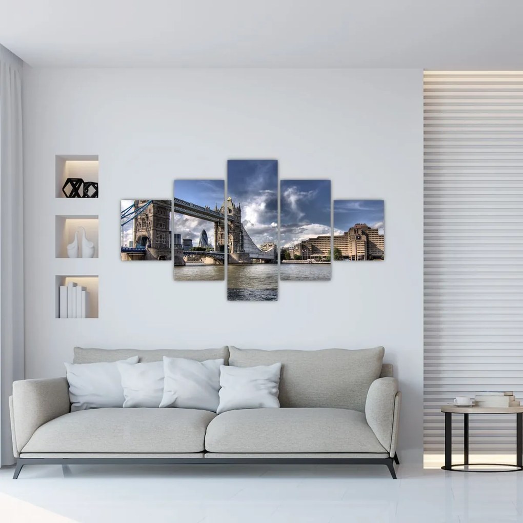 Obraz -  Tower Bridge w Londynie (125x70 cm)