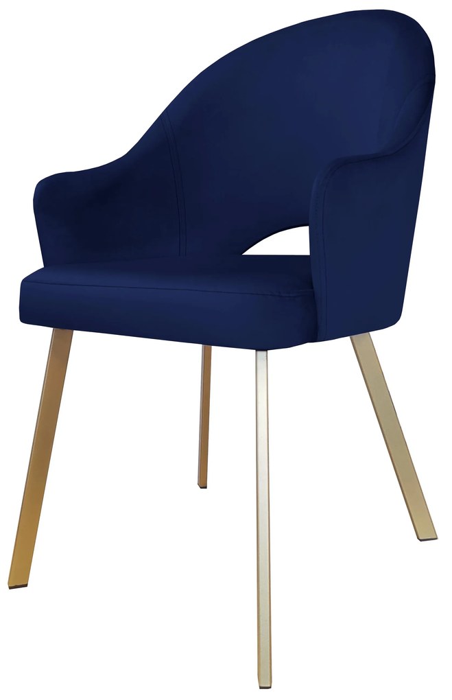 Krzesło obrotowe Velvet podstawa Profil złota MG16