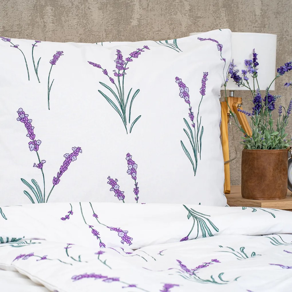 4Home Pościel bawełniana Lavender, 140 x 200 cm, 70 x 90 cm, 140 x 200 cm, 70 x 90 cm