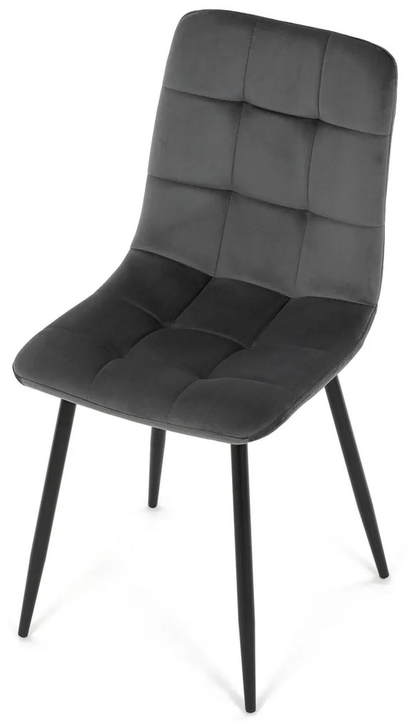 Zestaw krzeseł do jadalni CT-281 GREY4, 4 szt.