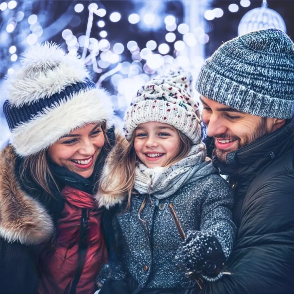 Świąteczny łańcuch świetlny SIMPLE, 60m, zimna biel Monzana