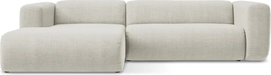 Beżowy narożnik (lewostronny/z szezlongiem) Ekahi – Makamii