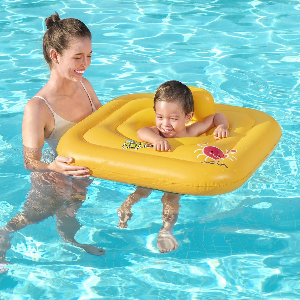 Fotelik do nauki pływania Swim Safe 69 x 69 cm BESTWAY