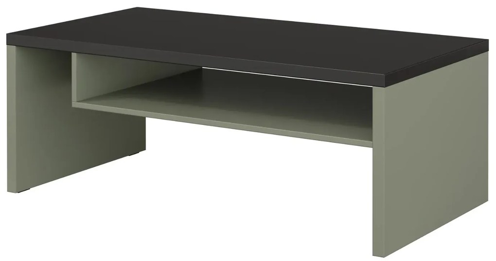 Stolik kawowy CROSS 120x60 zielony/czarny HELVETIA