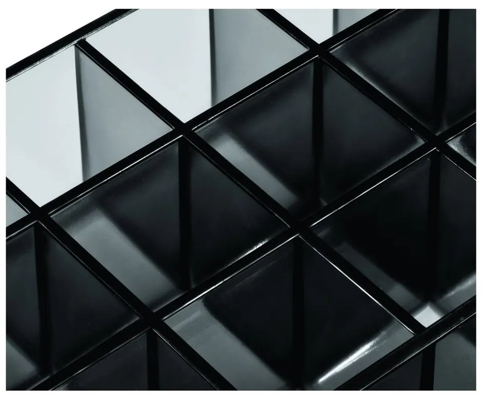 Organizer łazienkowy na kosmetyki z plastiku z recyklingu w kolorze matowej czerni Lip Station – iDesign