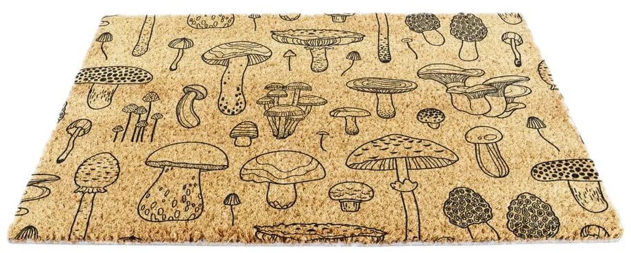 Wycieraczka z włókna kokosowego 40x60 cm Mushrooms – Artsy Doormats