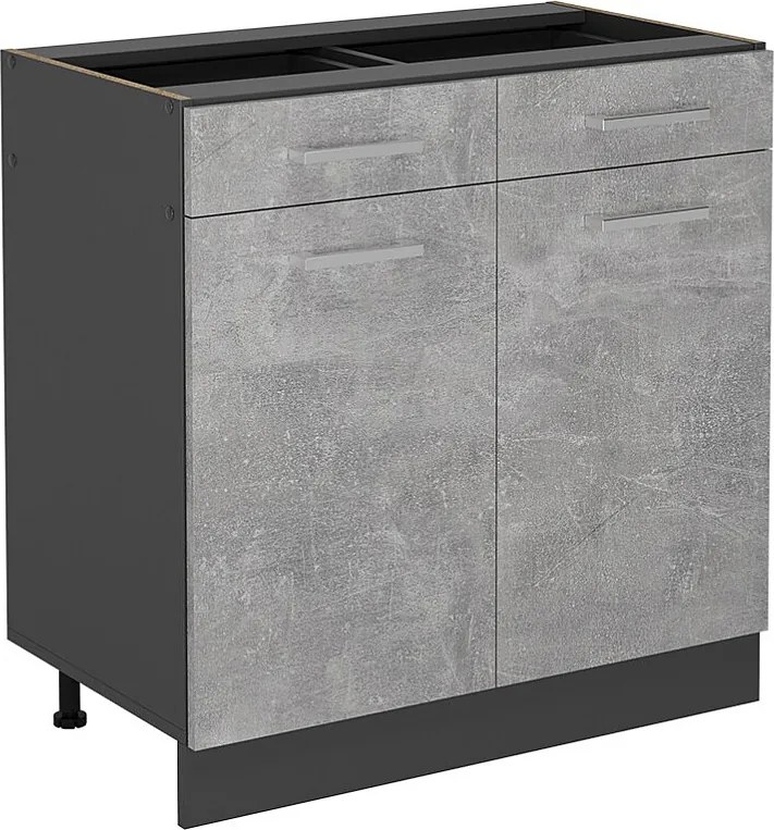 Szafka dolna do kuchni beton 80x46x81.6 r-line