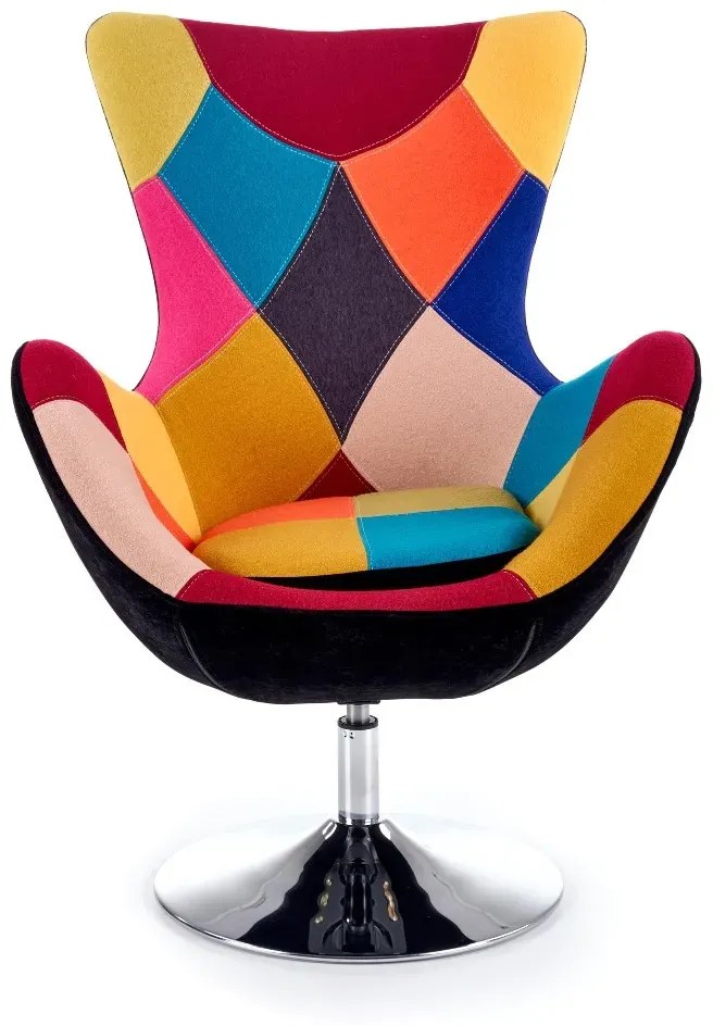 Fotel BUTTERFLY wielobarwny HALMAR