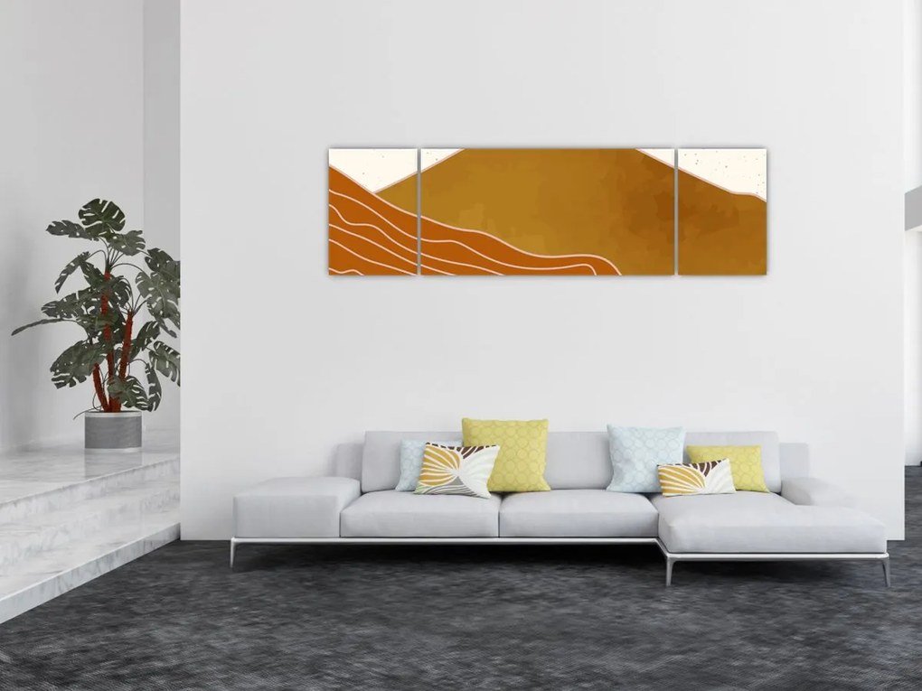 Obraz - Zachód słońca (170x50 cm)