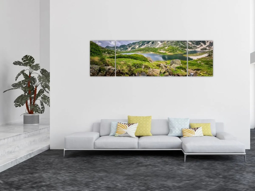 Obraz - Widok na górę Riła (170x50 cm)
